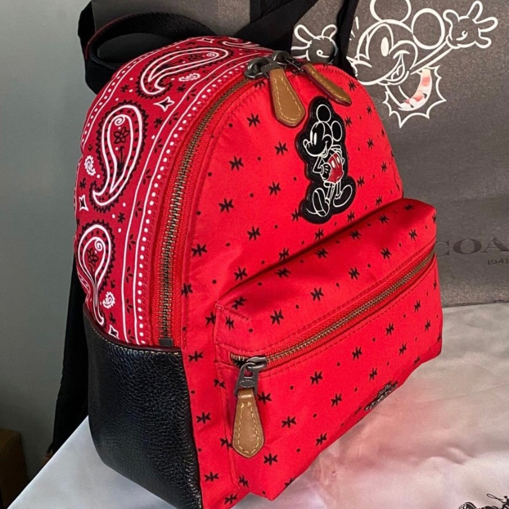 Disney X Coach limited edition Mickey Mouse backpack